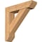 Ekena Millwork Traditional Slat Smooth Bracket w/ Offset Brace, Western Red Cedar, 7 1/2"W x 32"D x 32"H BKT0806X32X32TRA06SWR - alternate 1